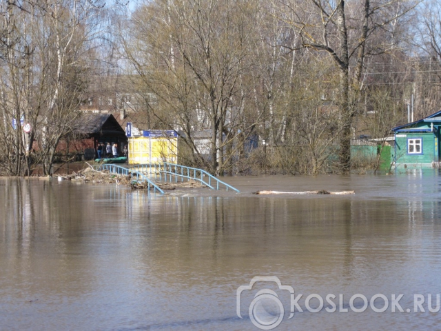 Мост на середине реки