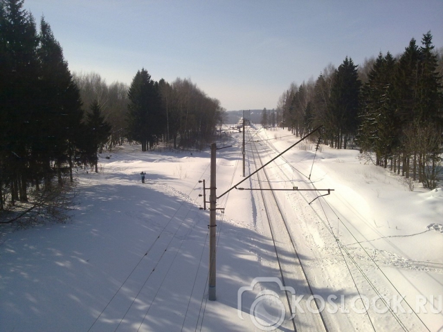 На лыжах по рельсам