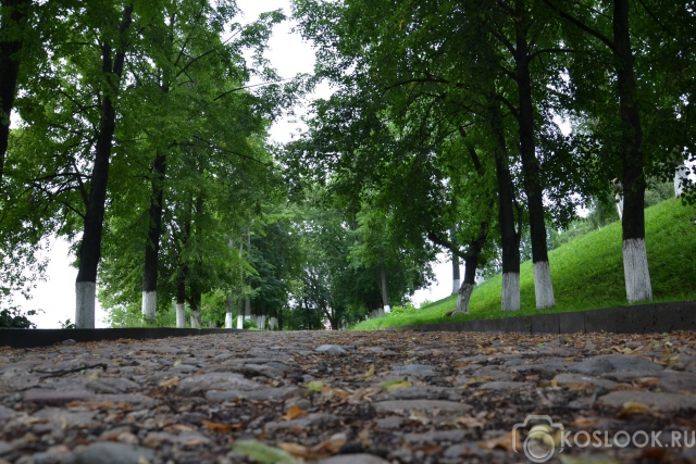 Булыжная мостовая в Центральном парке