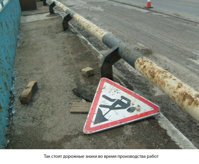 Ремонт поста в знаках